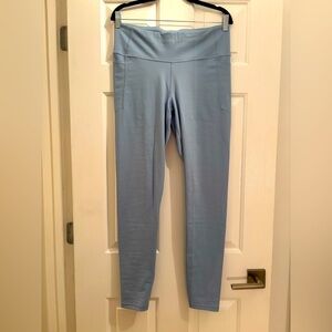 GapFit baby blue/light blue leggings with pockets - Tall Large
